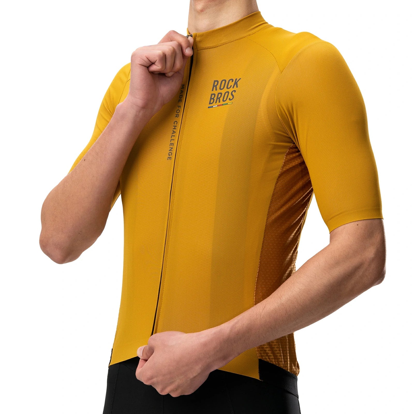 ROCKBROS heren lichtgewicht fietsshirt with rear pockets & ykk zip#blue