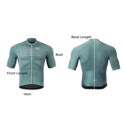 ROCKBROS heren lichtgewicht fietsshirt with rear pockets & ykk zip