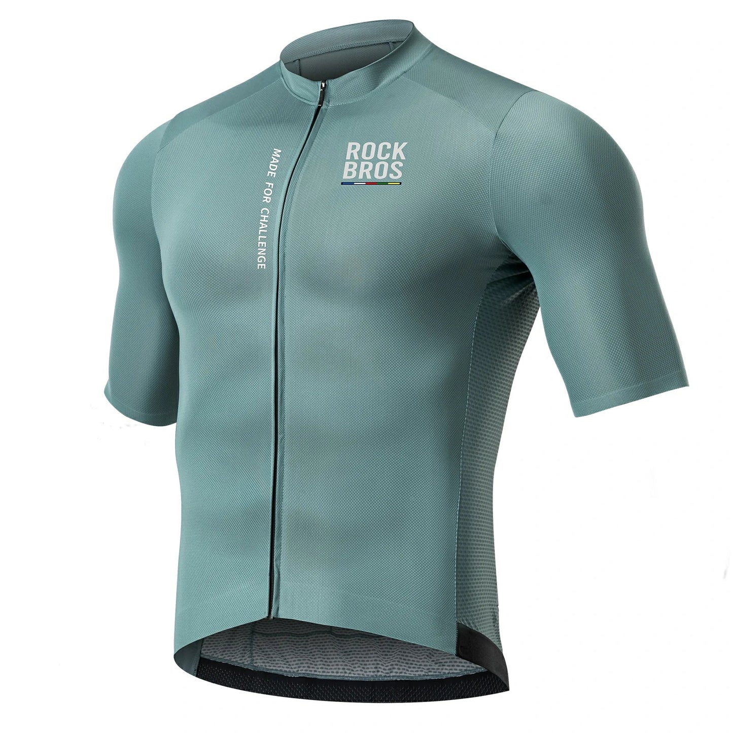 ROCKBROS heren lichtgewicht fietsshirt with rear pockets & ykk zip#blue