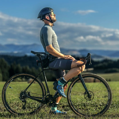 ROCKBROS heren lichtgewicht fietsshirt with rear pockets & ykk zip