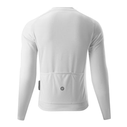 ROCKBROS heren lichtgewicht lange mouw cycling top for commuting#black