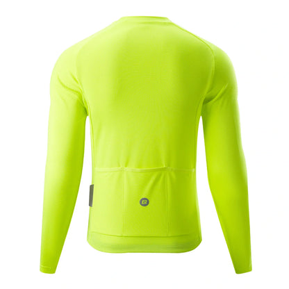 ROCKBROS heren lichtgewicht lange mouw cycling top for commuting#white