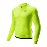 Heren lichtgewicht fietsshirt met lange mouwen