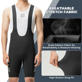 ROCKBROS heren fietsbroek met bretels en 3d-zeem