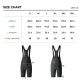 ROCKBROS heren fietsbroek met bretels en 3d-zeem