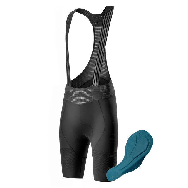 Heren fietsbroek met bretels en Elastic Interface-zeem