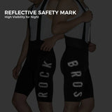 Heren fietsbroek met bretels en Elastic Interface-zeem