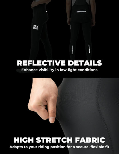 ROCKBROS mens cycling bib trousers quick-drying