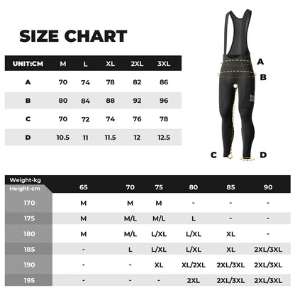 ROCKBROS mens cycling bib trousers quick-drying