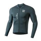 ROCKBROS heren fietsshirt lange mouw charcoal grey#l
