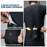 ROCKBROS heren korte mouw fietsshirt ademend mesh full zip#3xl
