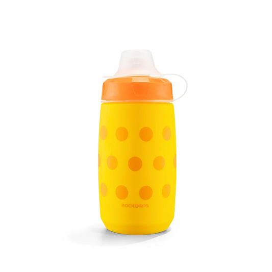 ROCKBROS mini fiets bidon met stofkap 430 ml#Oranje