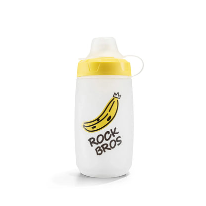 ROCKBROS mini fiets bidon met stofkap 430 ml#Banaan