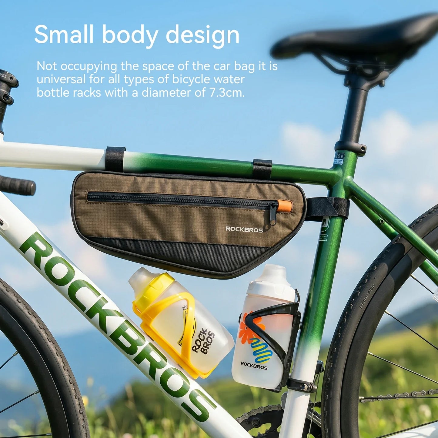 ROCKBROS mini fiets bidon met stofkap 430 ml