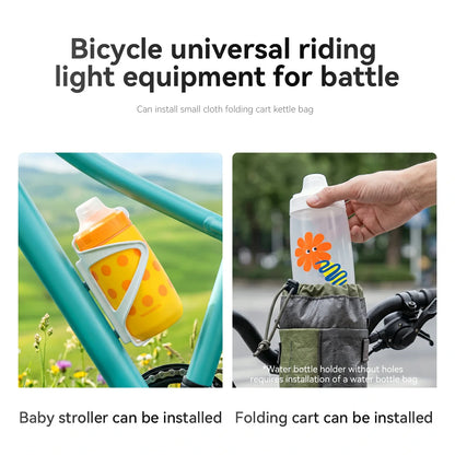 ROCKBROS mini fiets bidon met stofkap 430 ml