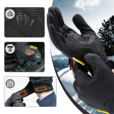 Waterafstotende MTB-fietshandschoenen met touchscreen