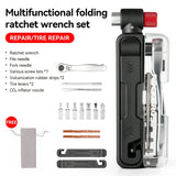 ROCKBROS multifunctionele mini ratchet tool 15-in-1 fietsreparatieset
