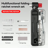ROCKBROS multifunctionele mini ratchet tool 15-in-1 fietsreparatieset