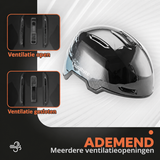 Skihelm met verstelbare ventilatie en oorbeschermers – Qunature – afbeelding 2