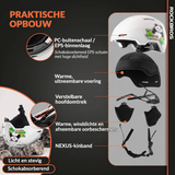 Skihelm met verstelbare ventilatie en oorbeschermers – Qunature – afbeelding 13
