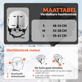 Skihelm met verstelbare ventilatie en oorbeschermers – Qunature – afbeelding 14