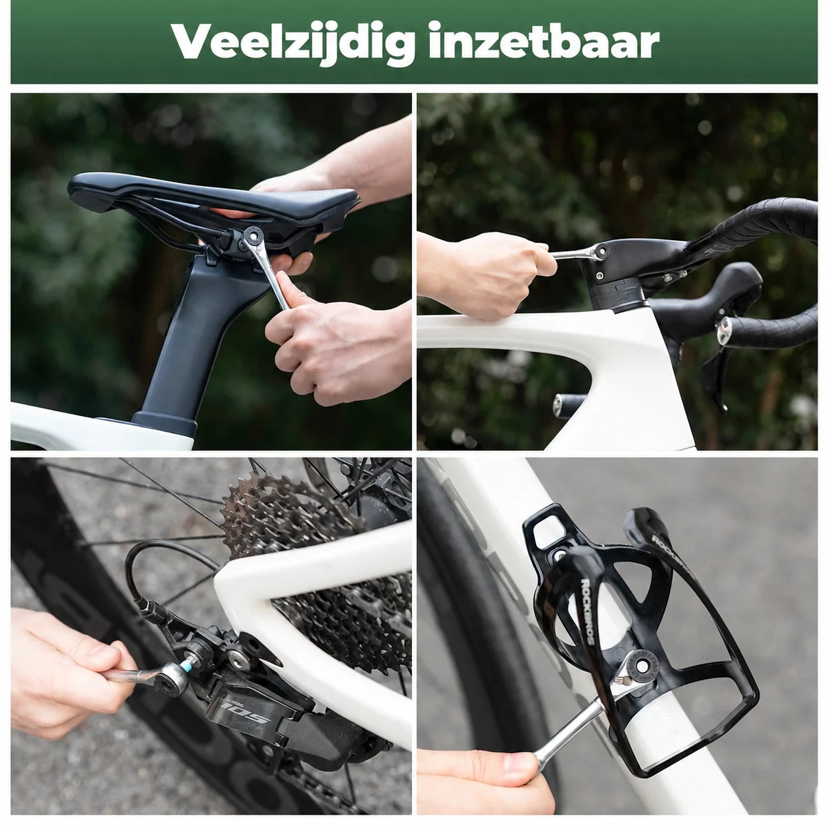 Compacte ratelset lichtgewicht reparatieset voor dagelijks gebruik
