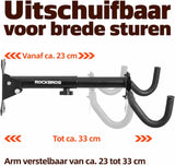 Opvouwbare fietswandhouder met dubbele haken