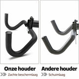 Opvouwbare fietswandhouder met dubbele haken