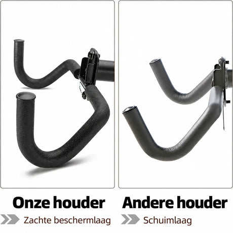 Opvouwbare fietswandhouder met dubbele haken