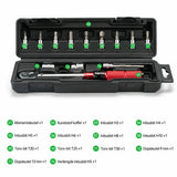 Verstelbare Momentsleutel Set 72-tands 2-24 Nm