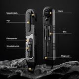 Multifunctionele Fietstool 14-in-1 met Bandenlichter