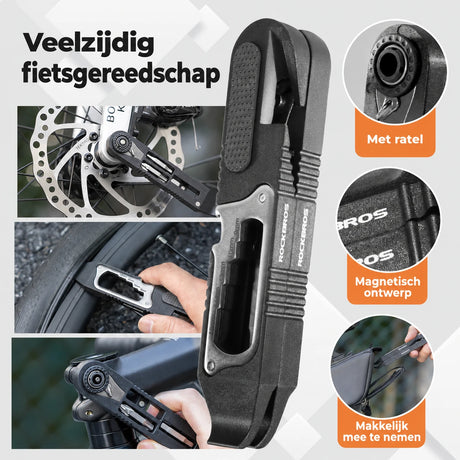 Multifunctionele Fietstool 14-in-1 met Bandenlichter
