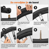 Multifunctionele Fietstool 14-in-1 met Bandenlichter