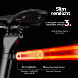 R0 slimme fietslichtset 3-delig met remdetectie