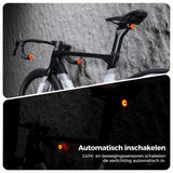 R0 slimme fietslichtset 3-delig met remdetectie