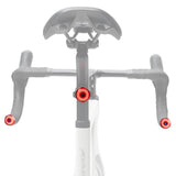 R0 slimme fietslichtset 3-delig met remdetectie