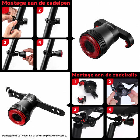 Q5 Smart Achterlicht IPX6 LED Remlicht USB
