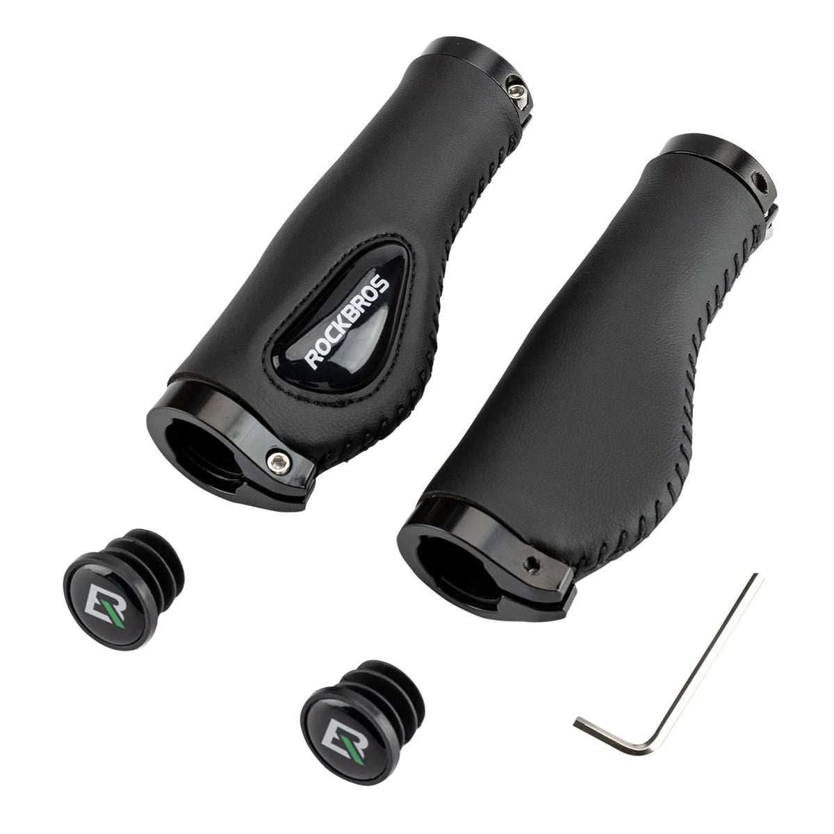 Ergonomische fietshandvatten met gel en lock-systeem