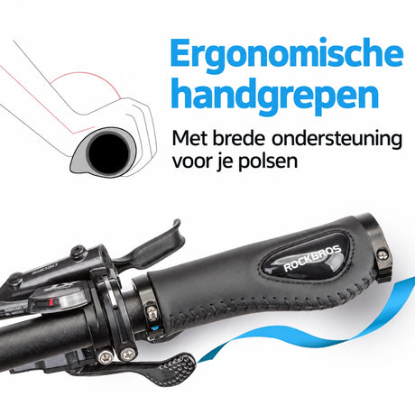 Ergonomische fietshandvatten met gel en lock-systeem