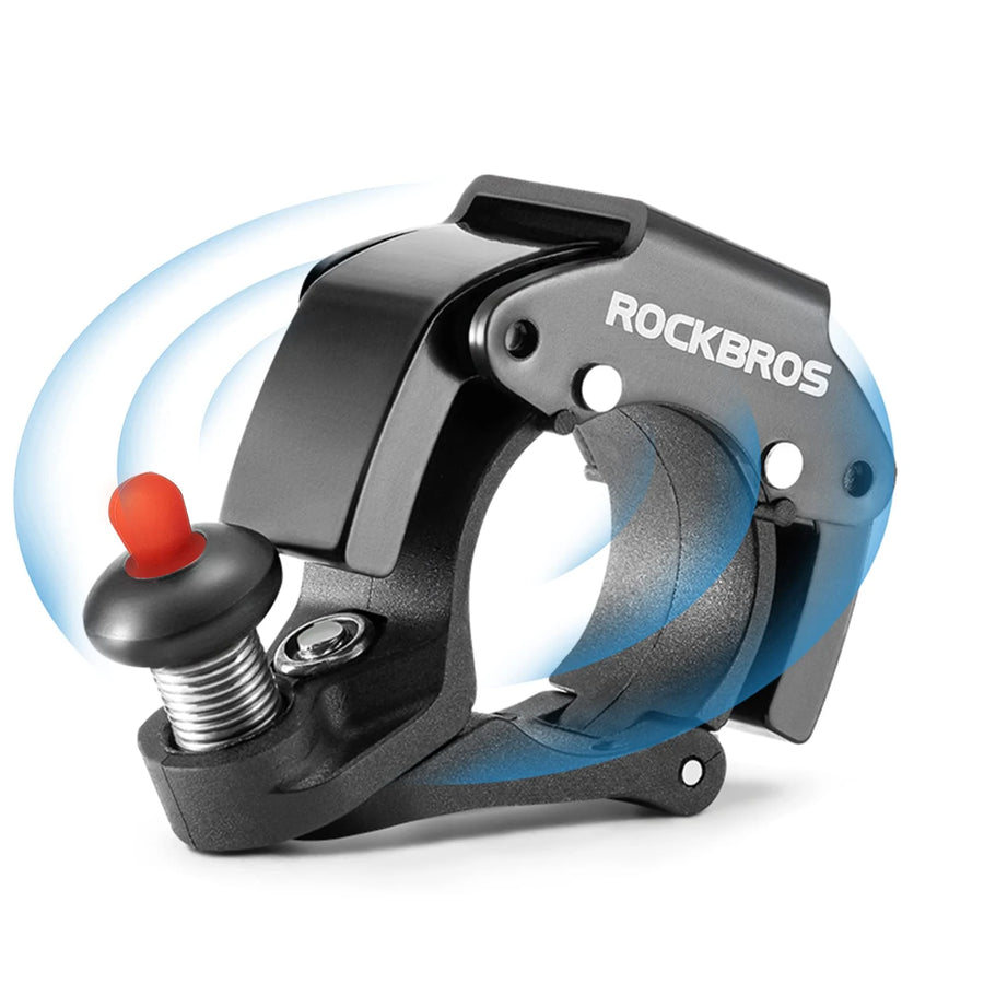 ROCKBROS Hidden Bike Bell with 100db Crisp Sound for Scooter MTB BMX
