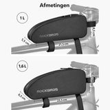 Waterbestendig Nylon Bovenbuis Fietstas Quick-Release 1L/1,6L