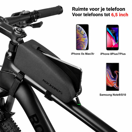 Waterbestendig Nylon Bovenbuis Fietstas Quick-Release 1L/1,6L