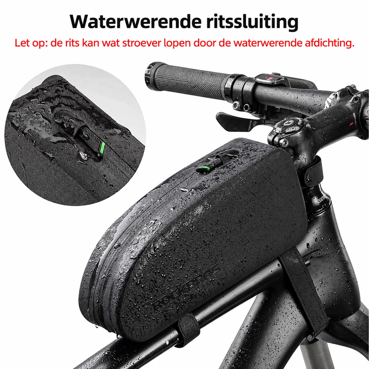 Waterbestendig Nylon Bovenbuis Fietstas Quick-Release 1L/1,6L