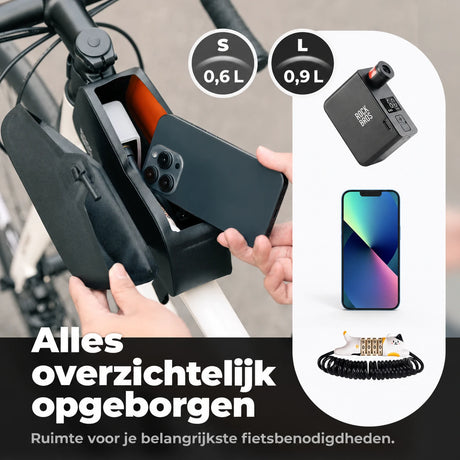 waterbestendige bovenbuistas met magneetsluiting 0,6–0,9 L