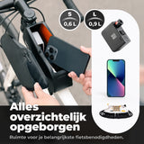 waterbestendige bovenbuistas met magneetsluiting 0,6–0,9 L
