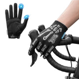Lange fietshandschoenen met SBR-padding