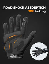 Lange fietshandschoenen met SBR-padding