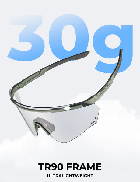 Kylin fotochromische fietsbril met UV400