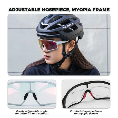 ROCKBROS gepolariseerde fietsbril uv400 full frame sp179
