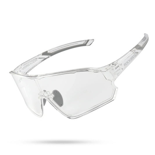 Cycling sunglasses photochromic uv400 protection for men and women#Color_Transparent